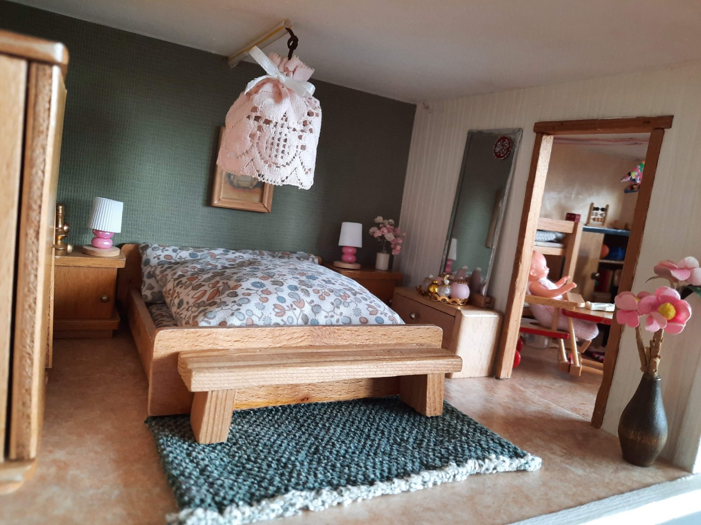 Schlafzimmer im Detail